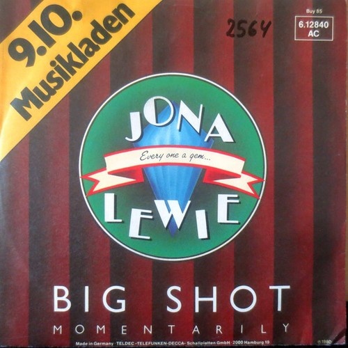 7", Single, Promo Jona Lewie - Big Shot - Momentarily