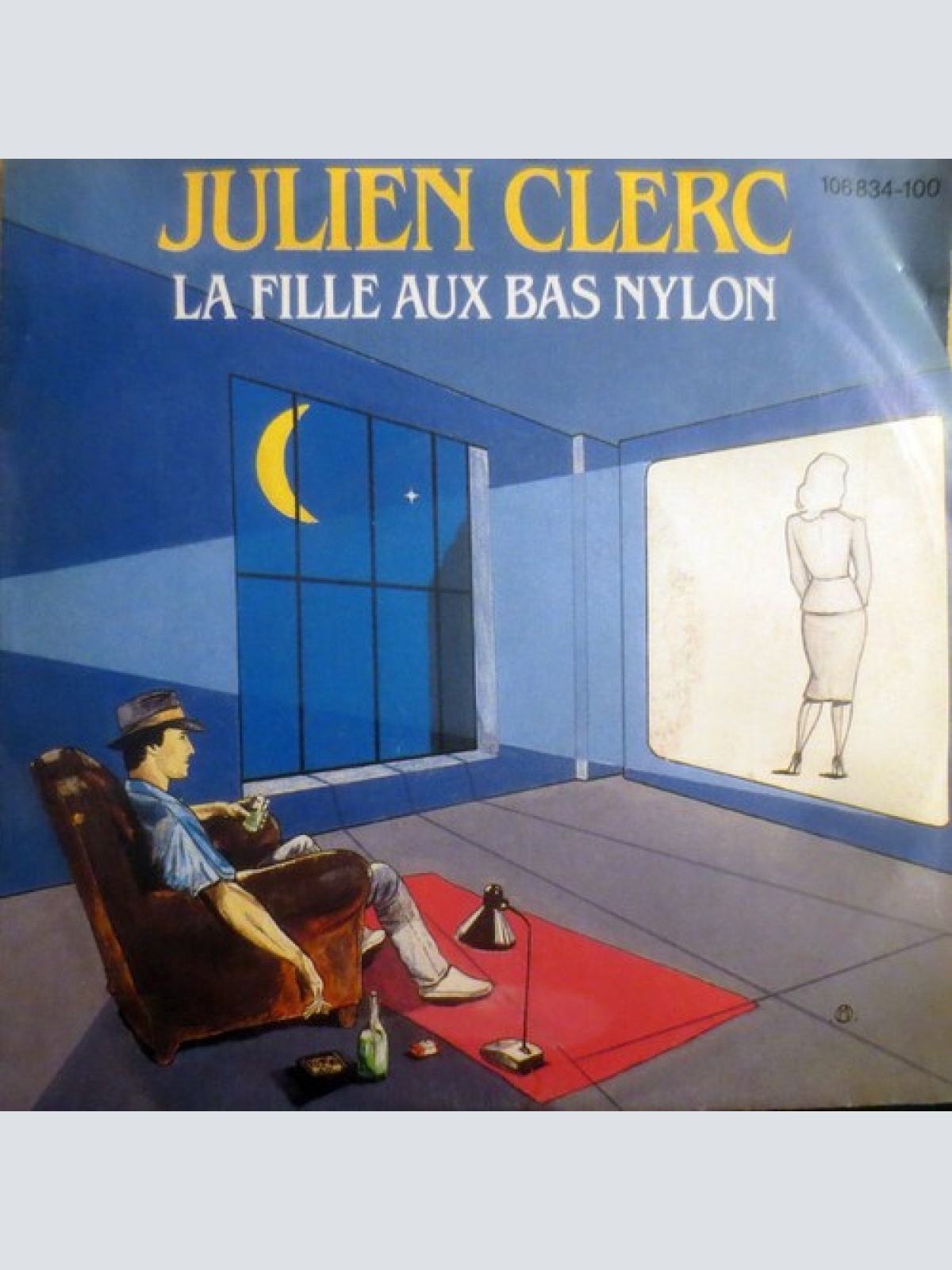 7", Single Julien Clerc - La Fille Aux Bas Nylon