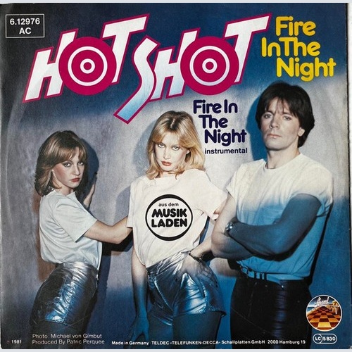 7", Single, Promo Hot Shot (2) - Fire In The Night