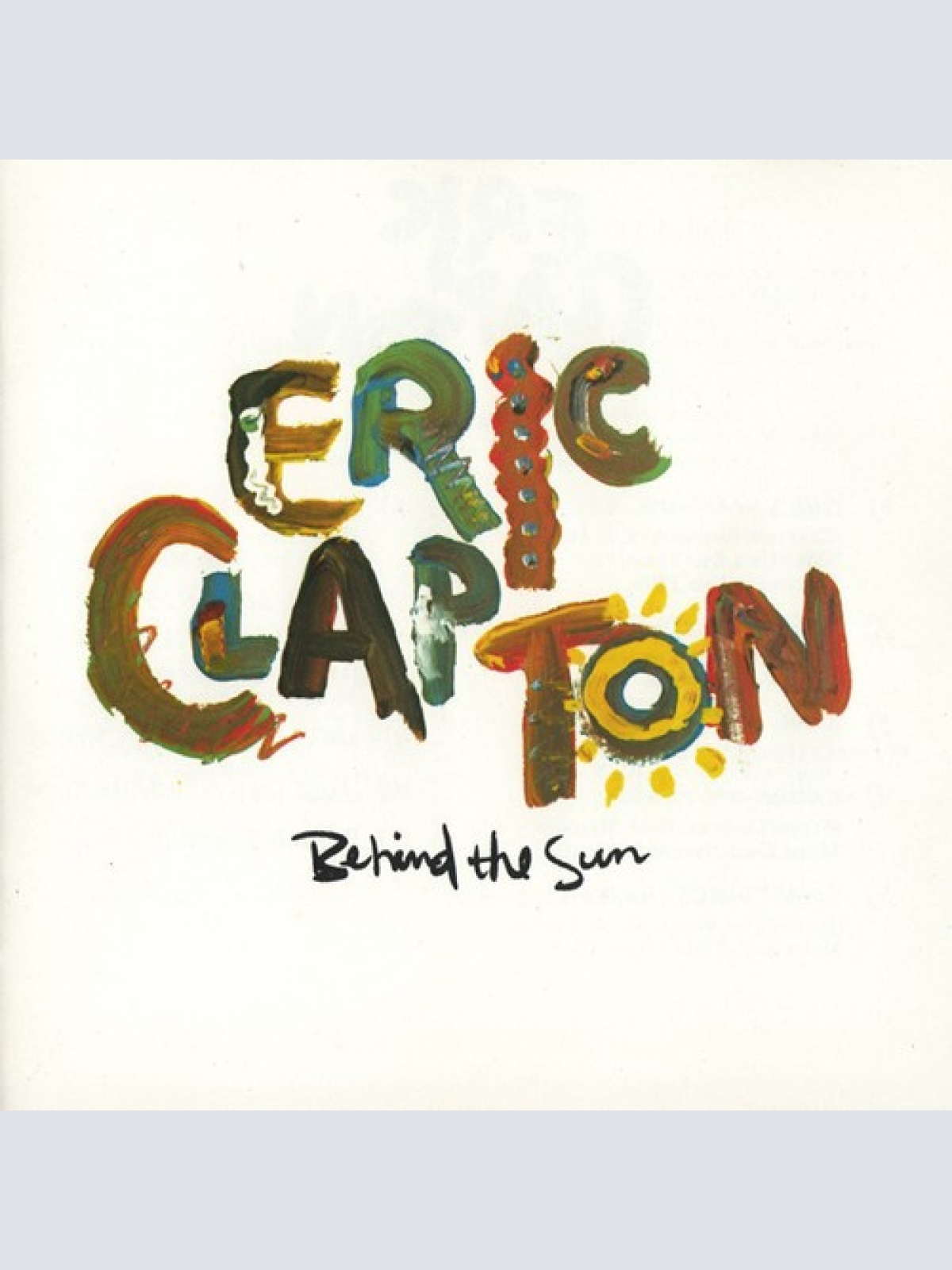 CD, Album, RP Eric Clapton - Behind The Sun
