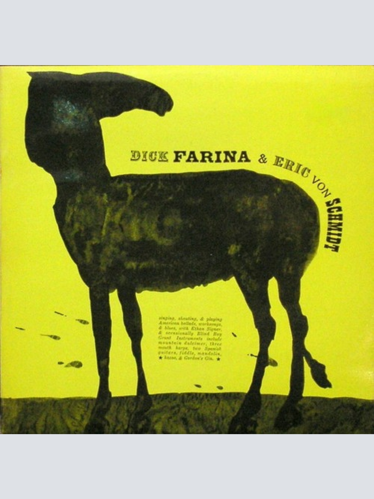 LP, Album, Mono Dick Fariña* & Eric Von Schmidt - Dick Fariña & Eric Von Schmidt