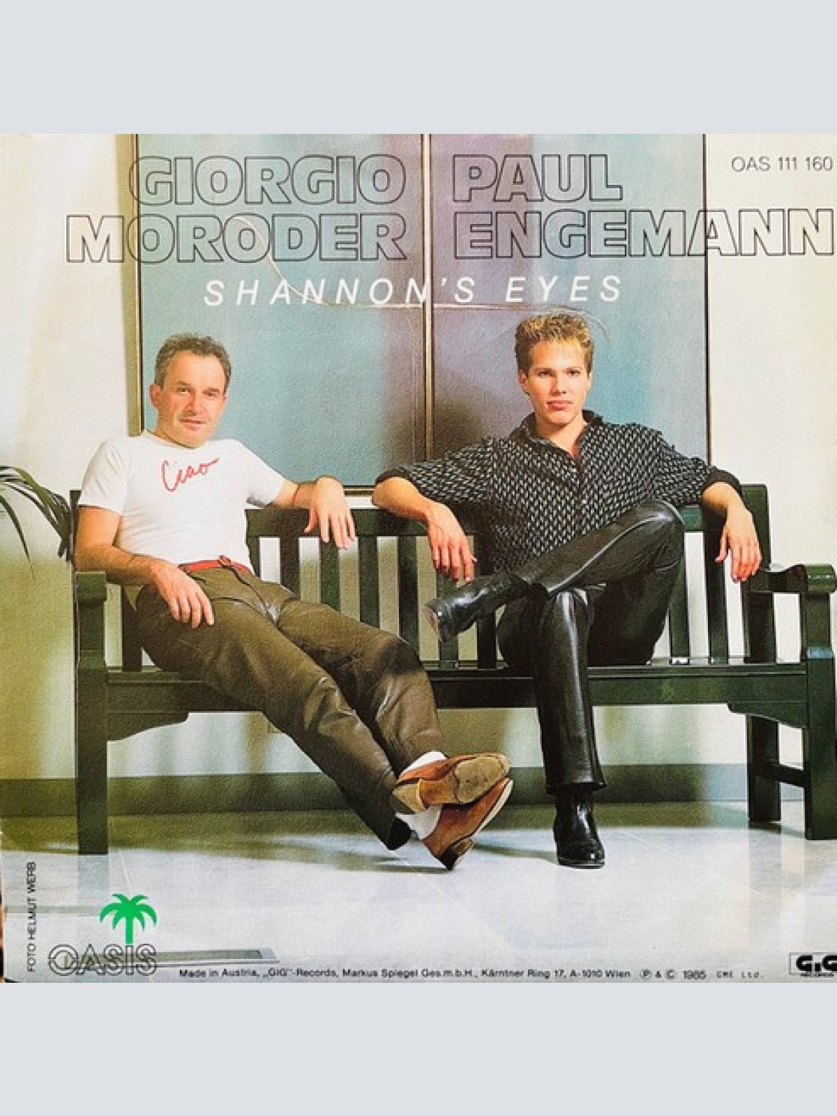 7", Single Giorgio Moroder, Paul Engemann - Shannon's Eyes