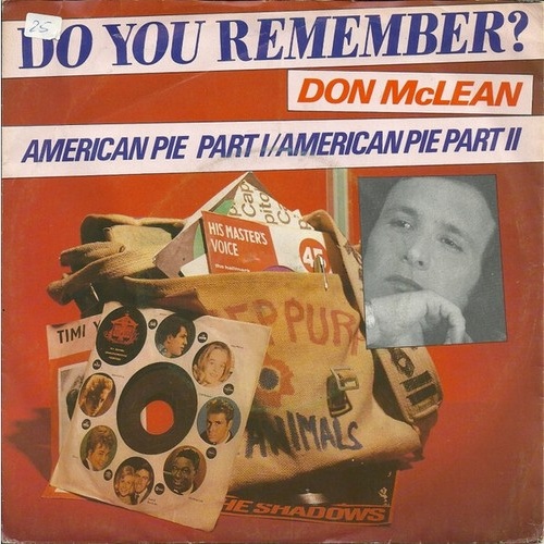 7", Single Don McLean - American Pie - Part I / American Pie - Part II