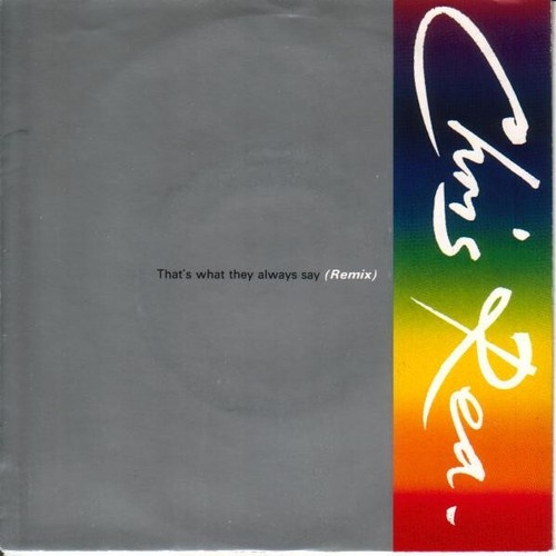7", Single Chris Rea - That's What They Always Say (Remix)