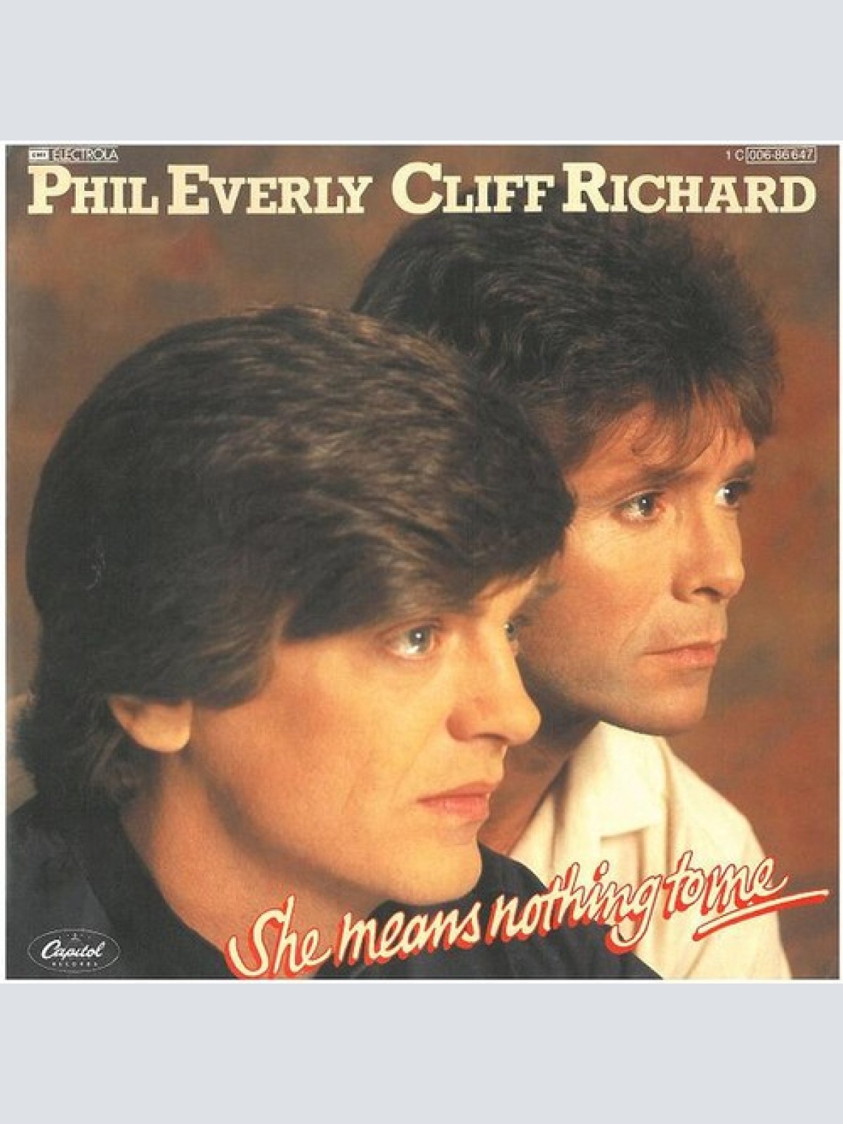 7", Single Phil Everly / Cliff Richard - She Means Nothing To Me