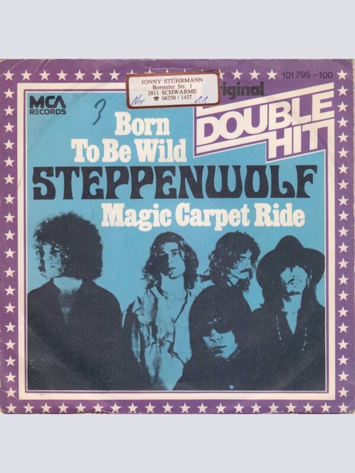 7", Single Steppenwolf - Born To Be Wild / Magic Carpet Ride