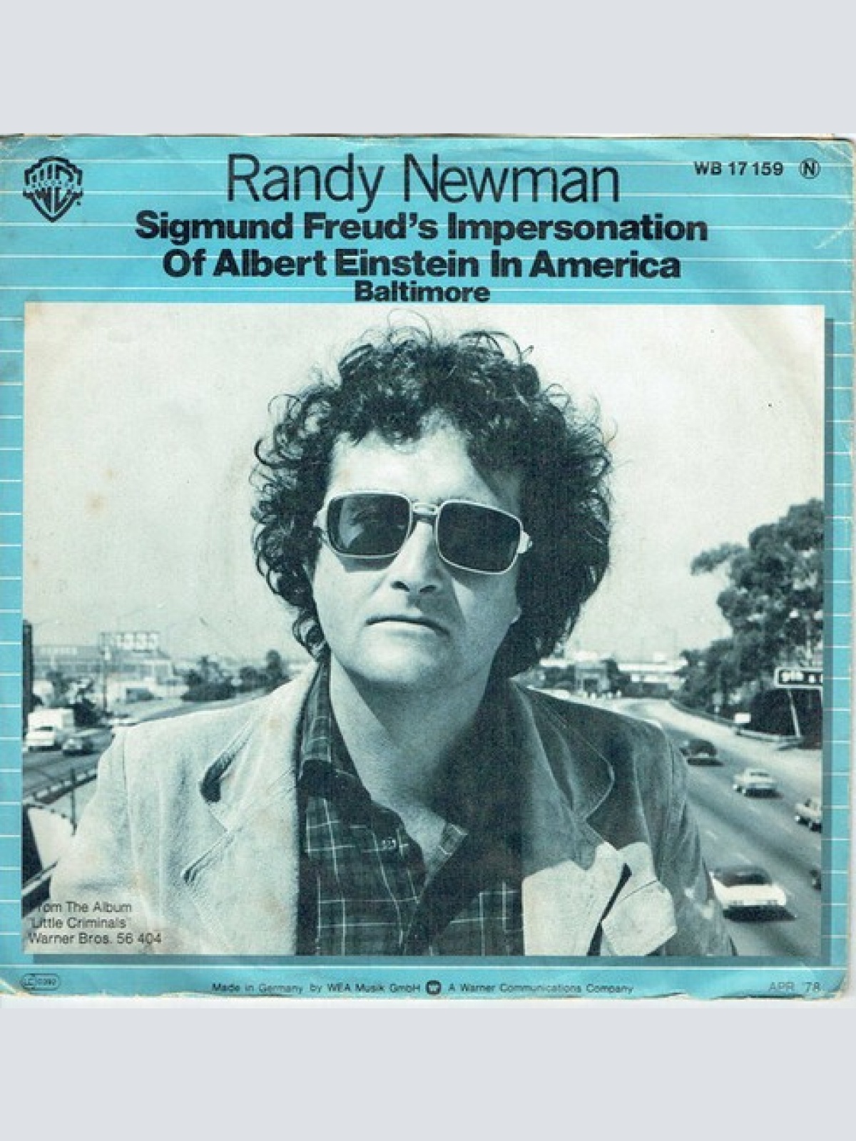7" Randy Newman - Sigmund Freud's Impersonation Of Albert Einstein In America