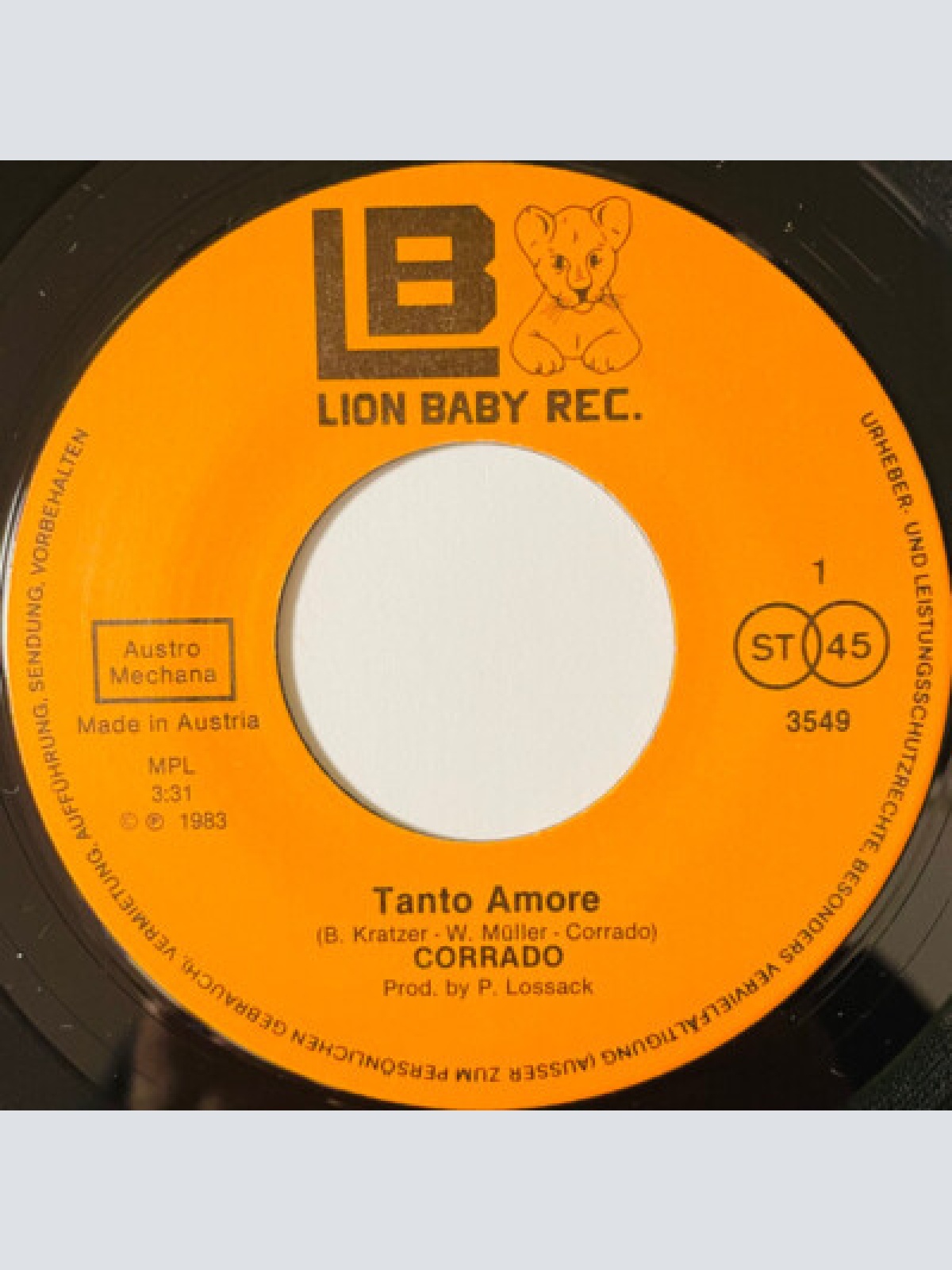 7" Various - Tanto Amore / Sweet Little Ernie