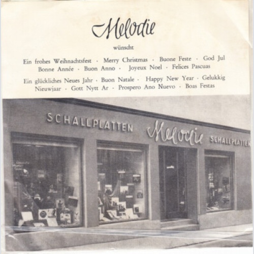7", Promo Unknown Artist - Melodie Wünscht Ein Frohes Weihnachtsfest / Ein Gl...
