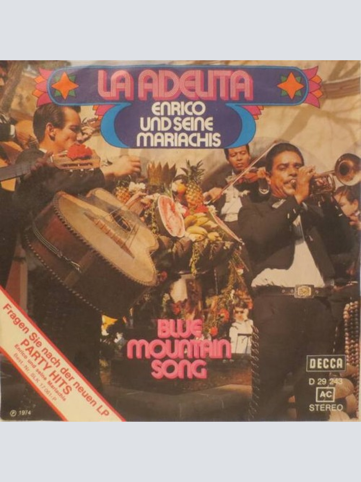 7", Single Enrico Und Seine Mariachis - La Adelita
