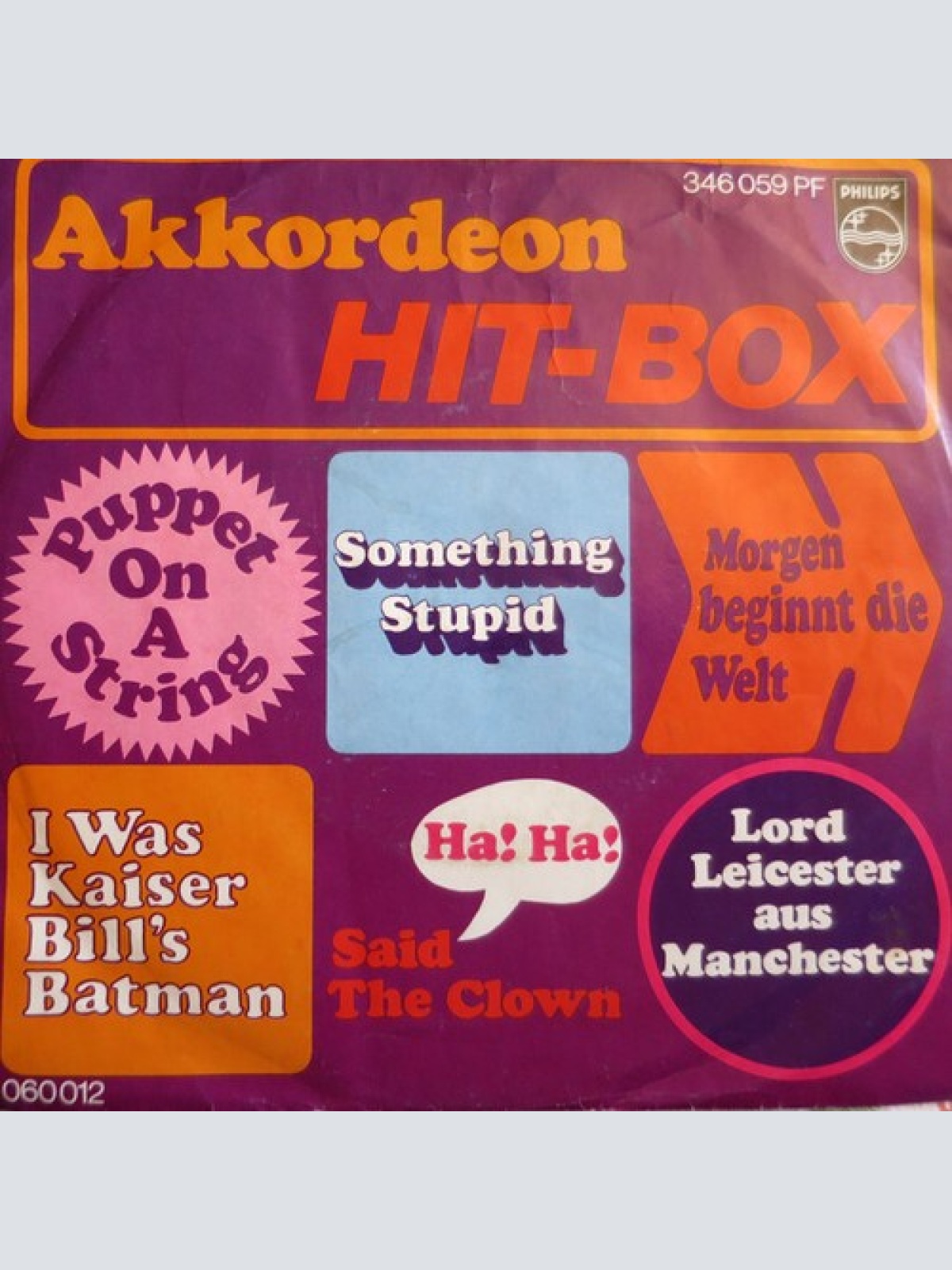 7", Single, Promo Georg Schwenk Mit Rhythmusgruppe - Akkordeon Hit-Box