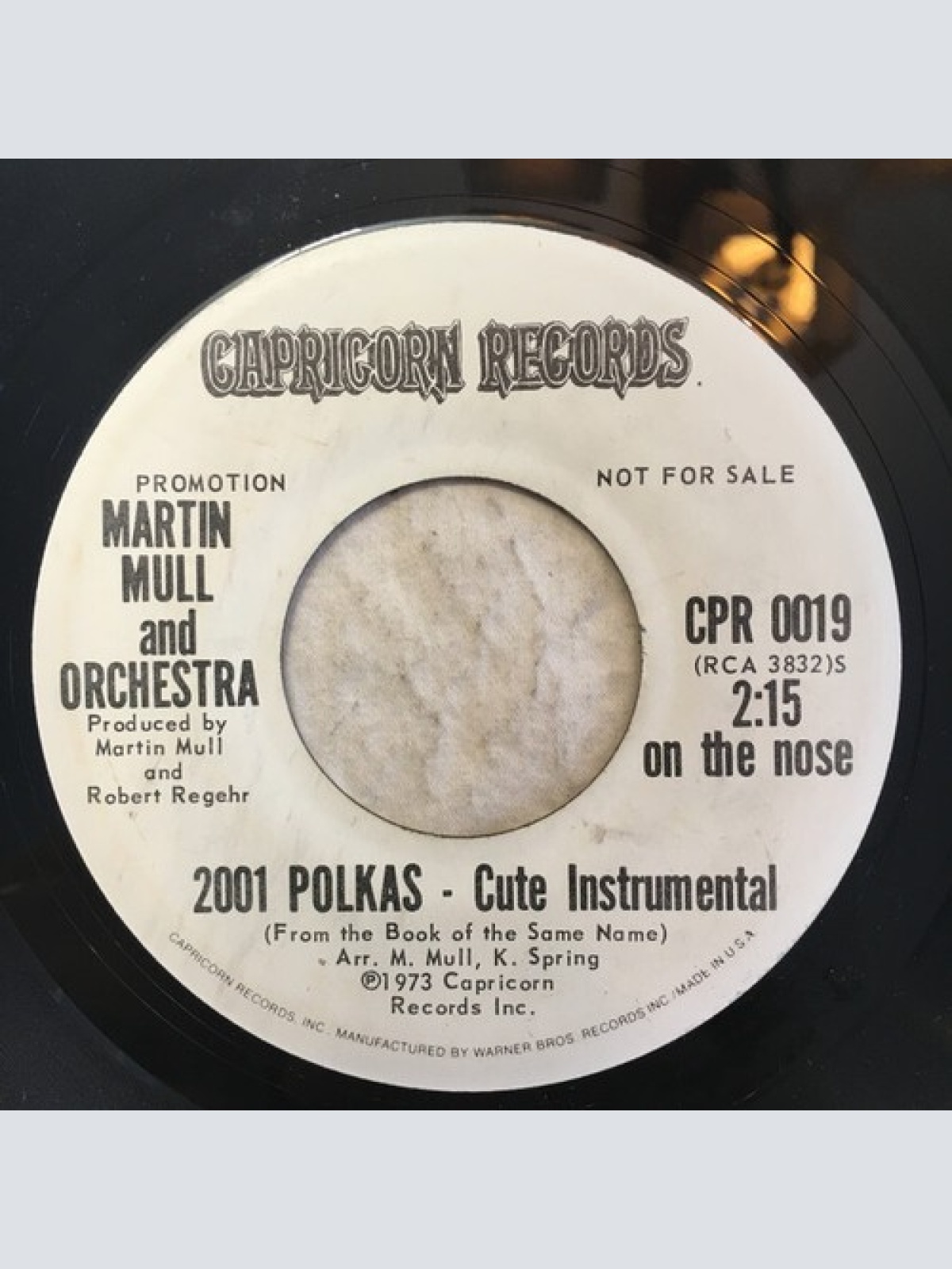 7", Promo Martin Mull And Orchestra - 2001 Polkas / Dueling Tubas