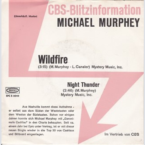7", Single, Promo Michael Murphey* - Wildfire