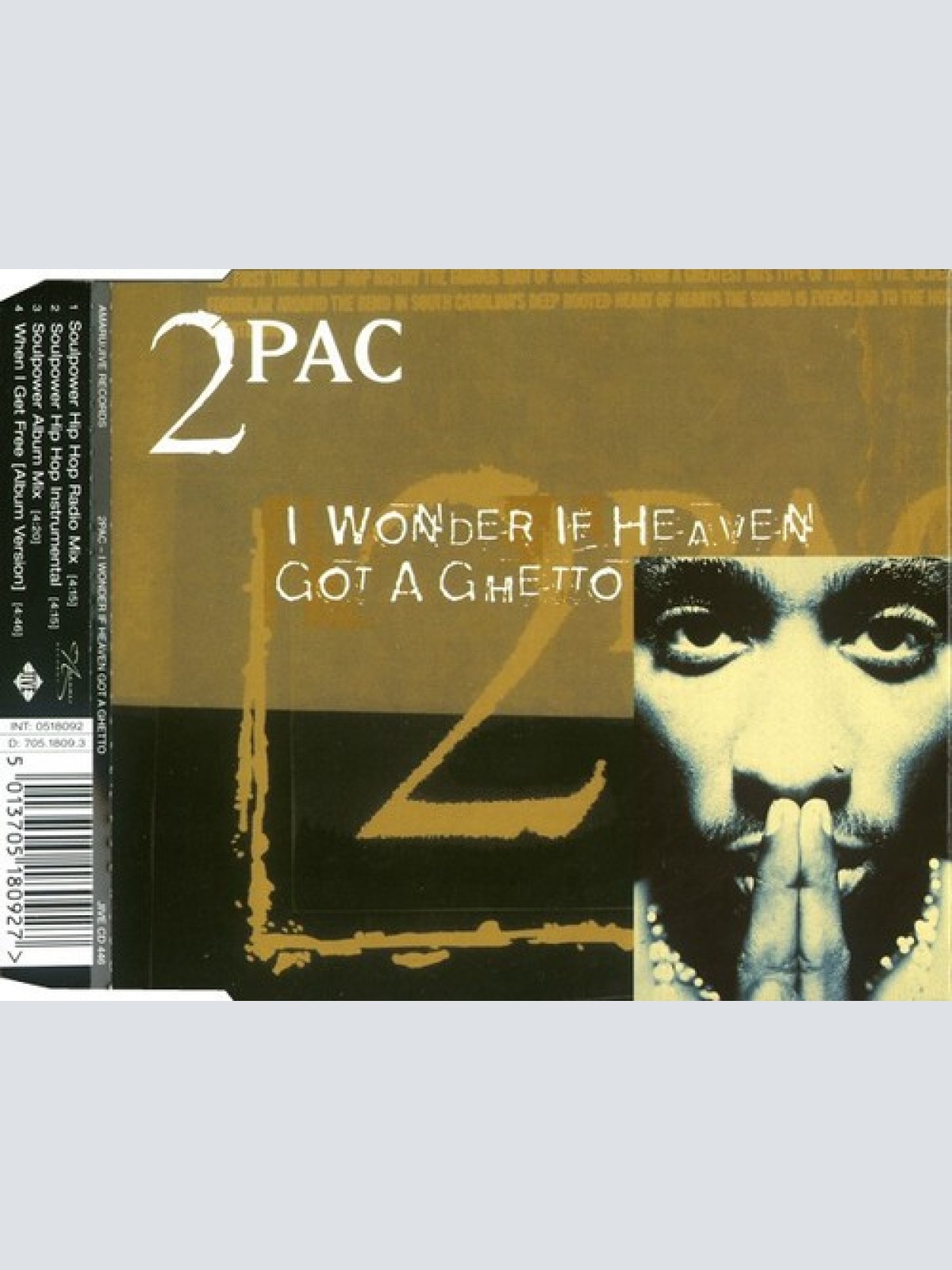 CD, Single 2Pac - I Wonder If Heaven Got A Ghetto