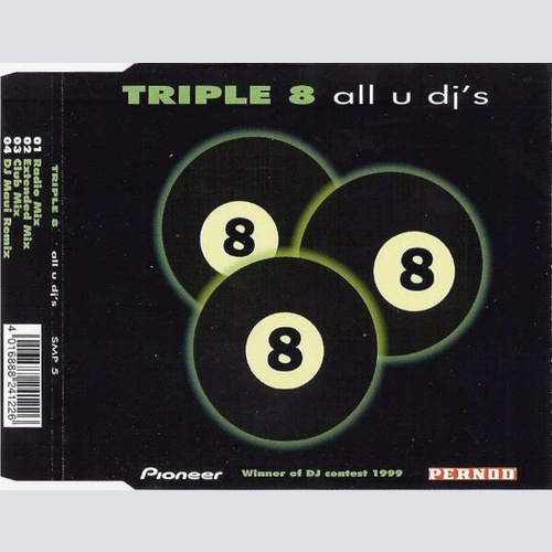 CD, Maxi Triple 8 - All U DJs