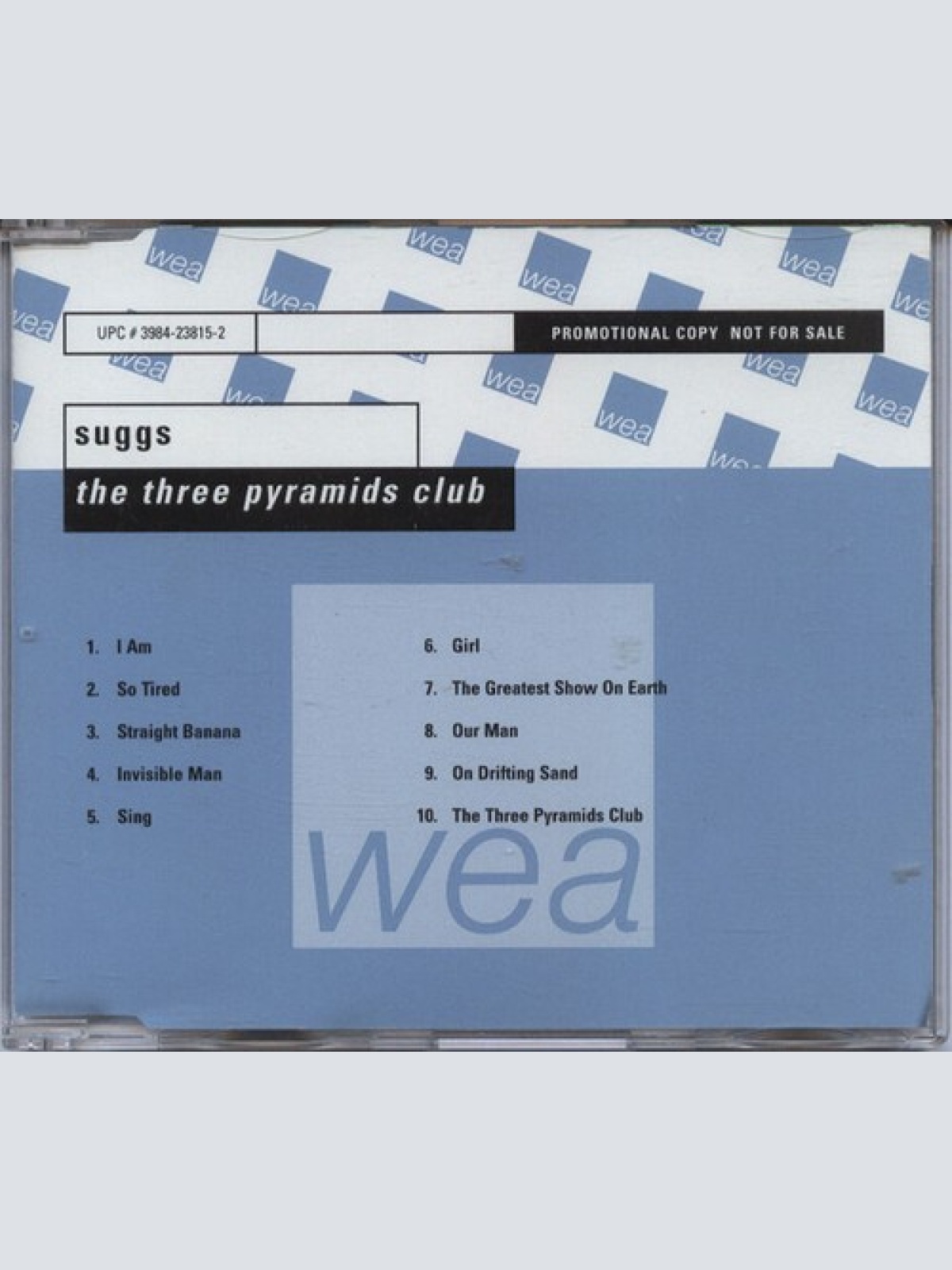CD, Album, Promo, Sli Suggs - The Three Pyramids Club
