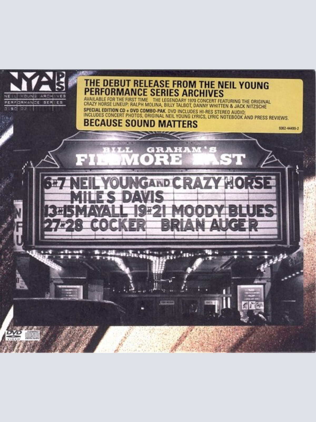 HDCD, Album + DVD-V, NTSC Neil Young & Crazy Horse - Live At The Fillmore East