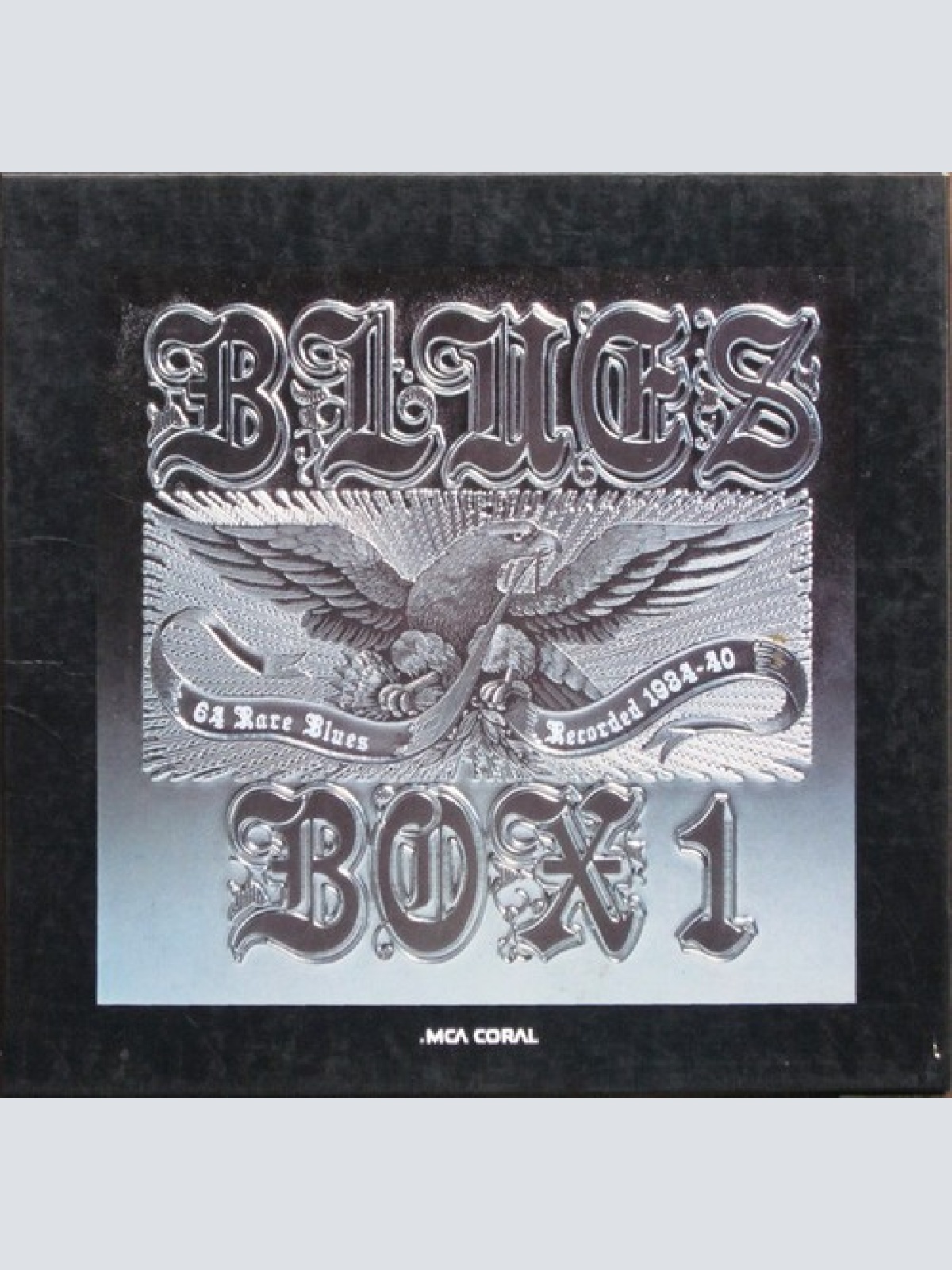 4xLP, Mono, RE + Box, Comp Various - Blues Box 1