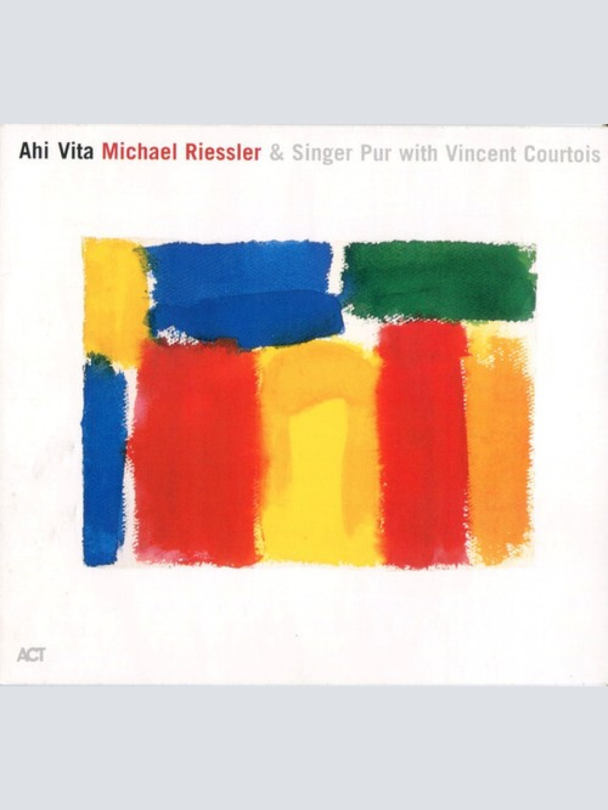 CD, Album Michael Riessler & Singer Pur With Vincent Courtois - Ahi Vita
