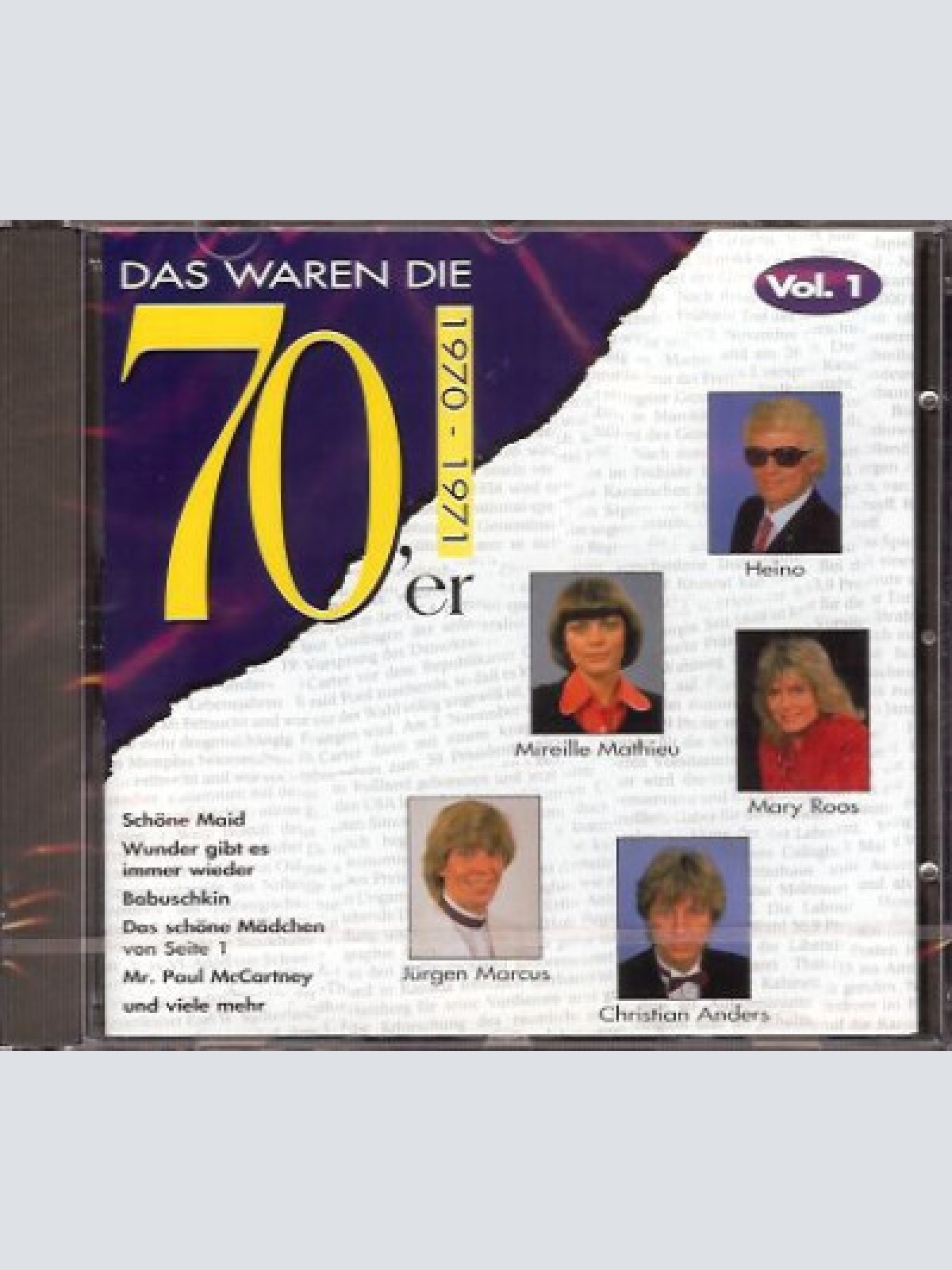 CD, Comp Various - Das Waren Die 70er - 1970-1971 Vol. 1