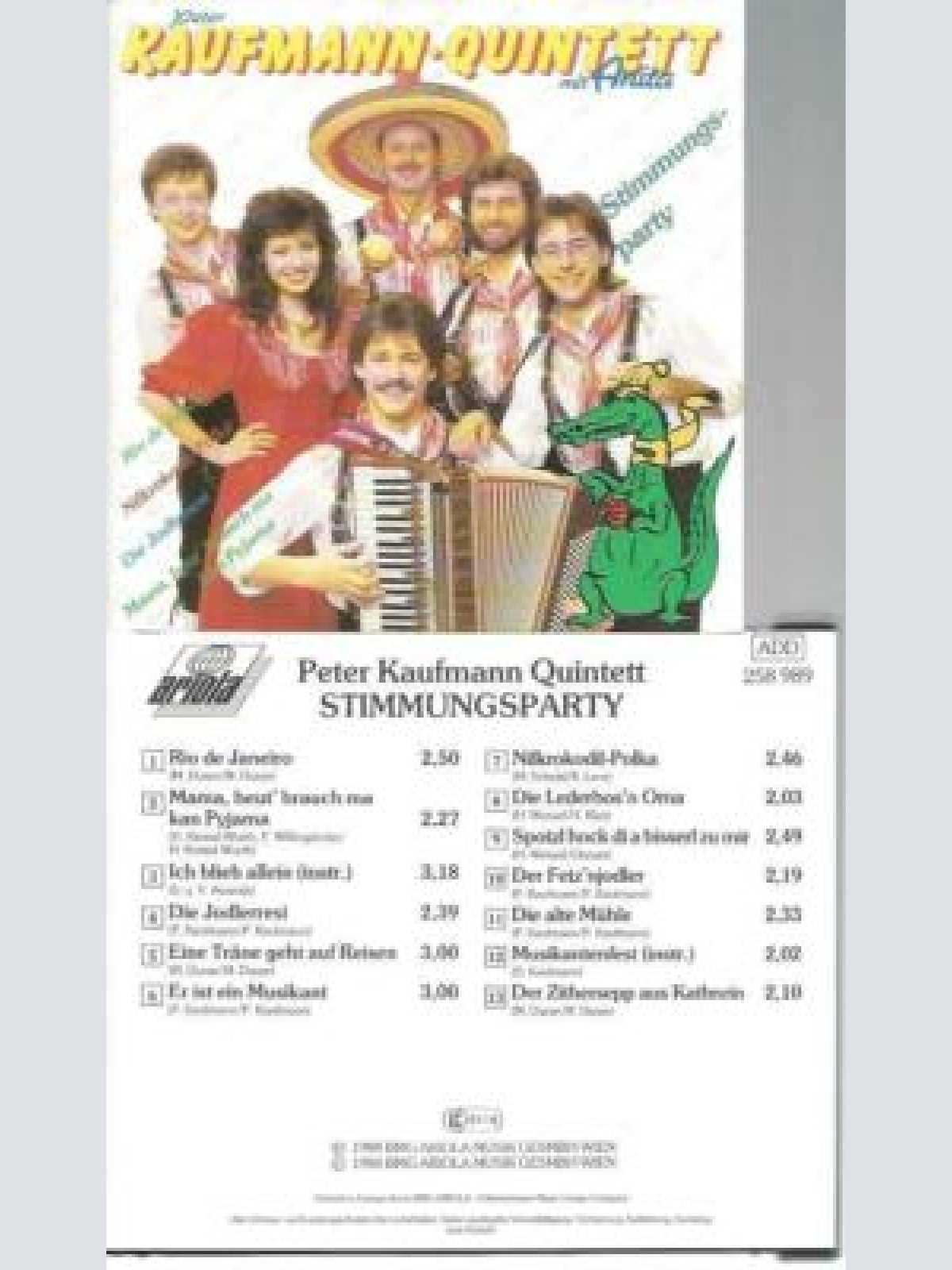 CD--Peter Kaufmann Quintett -- Stimmungsparty