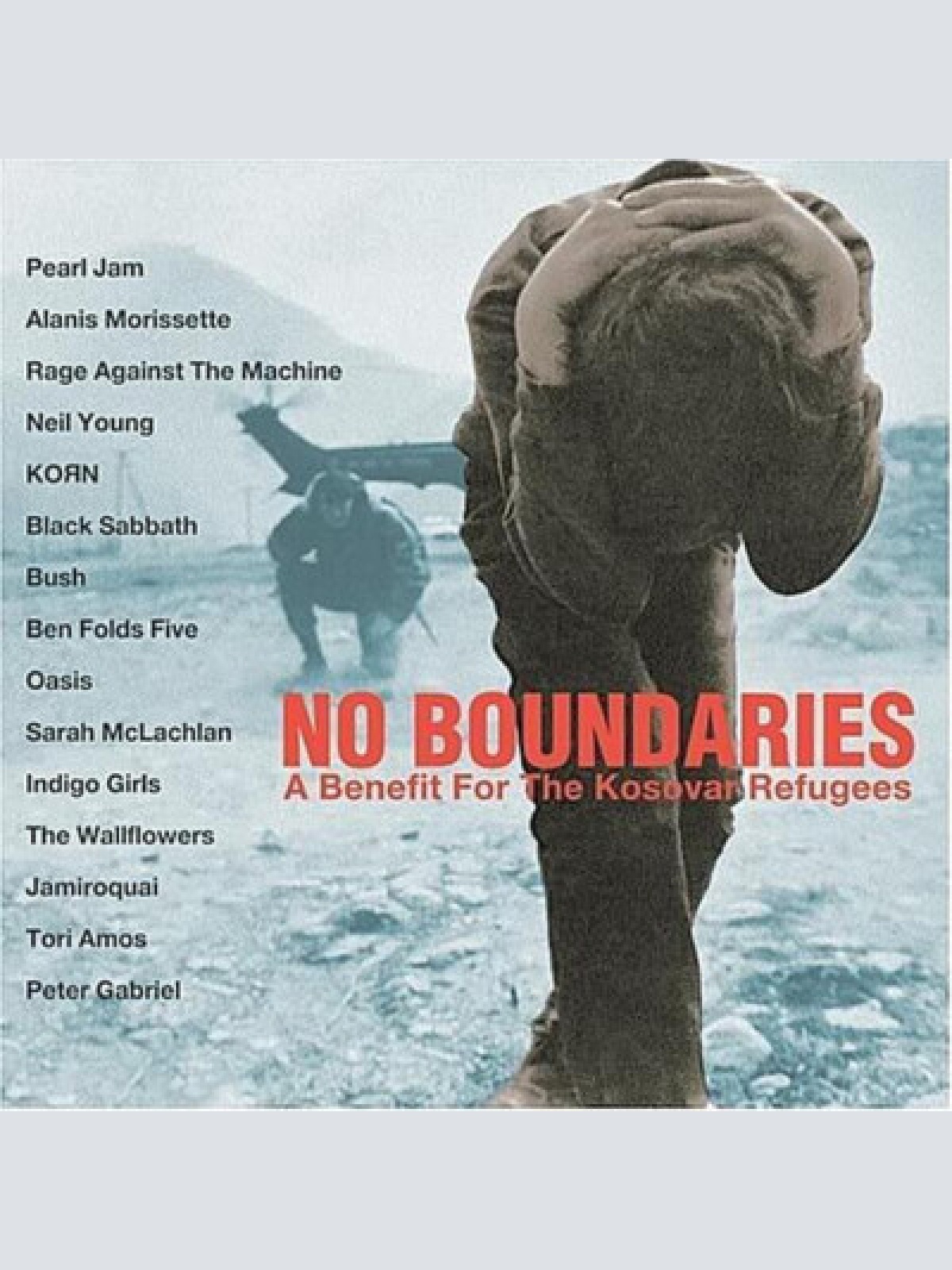 CD, Comp Various - No Boundaries - A Benefit For The Kosovar Refugees