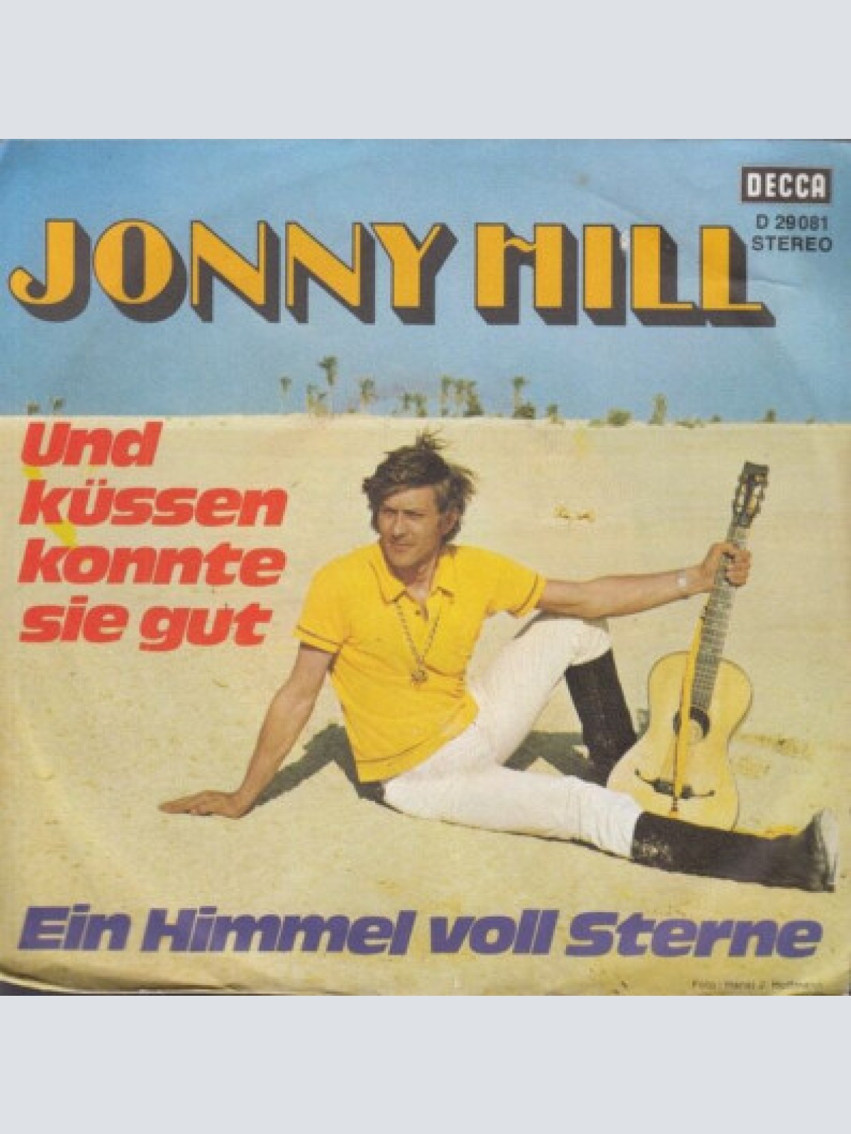 7", Single, Promo Jonny Hill - Und Küssen Konnte Sie Gut