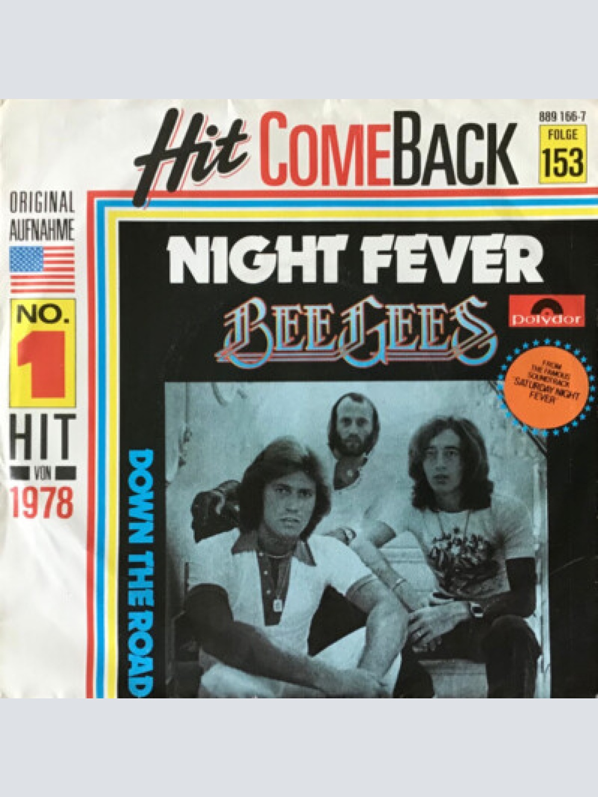 7", Single, RE Bee Gees - Night Fever
