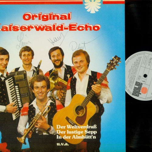 LP--Original Kaiserwald Echo  / signed