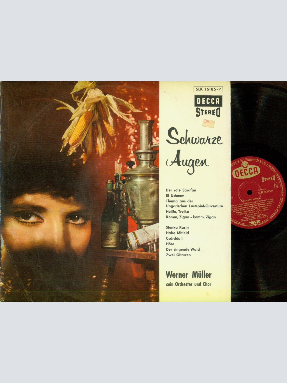 LP--Werner Müller    Schwarze Augen     Germany