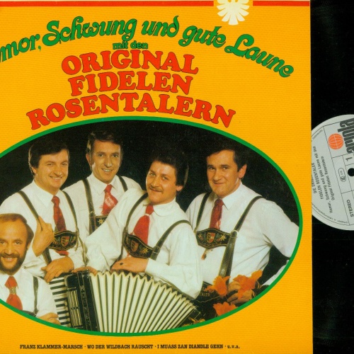 LP-Original fidelen Rosentalern    Humor Schwung und gute Laune