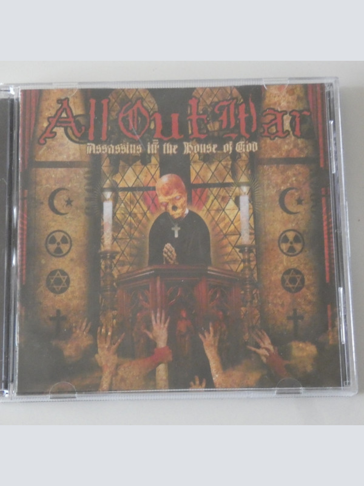 CD, Album, Promo All Out War - Assassins In The House Of God