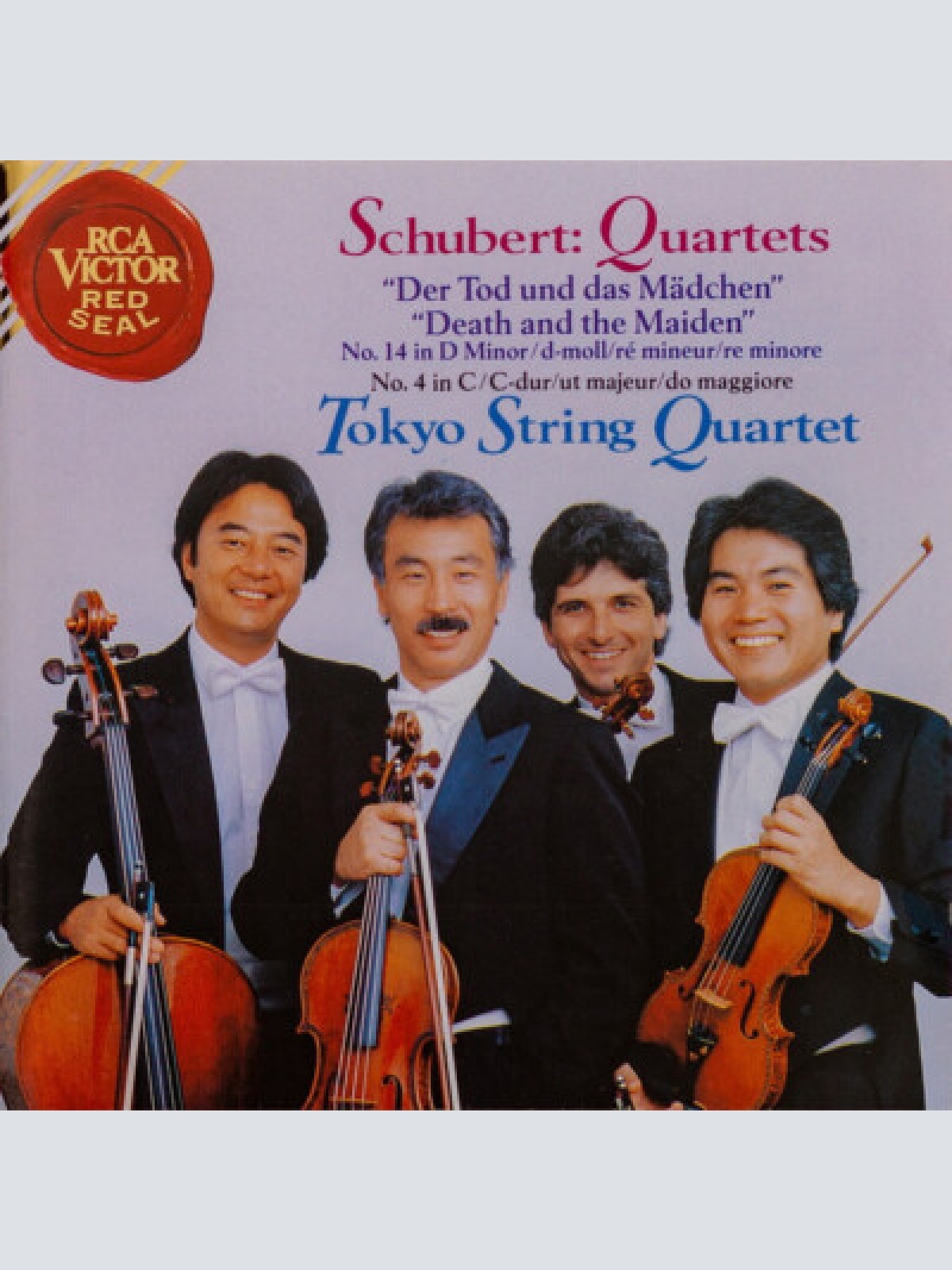 CD Schubert*, Tokyo String Quartet - Quartets "Der Tod Und Das Mädchen" = "Th...