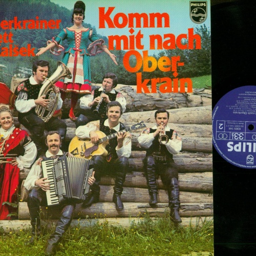 LP- Das Oberkrainer Sextett Janes Kalsek    Komm mit nach Oberkrain