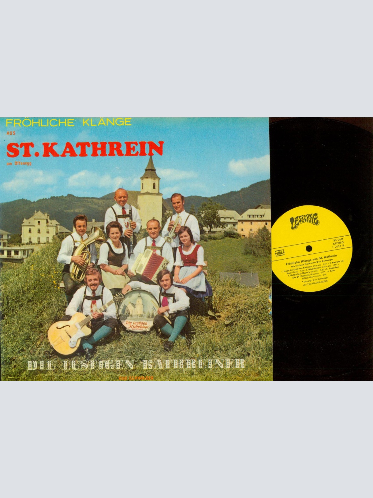 LP-Die lustigen St. Kathreiner    Fröhliche Klänge aus St Kathrein