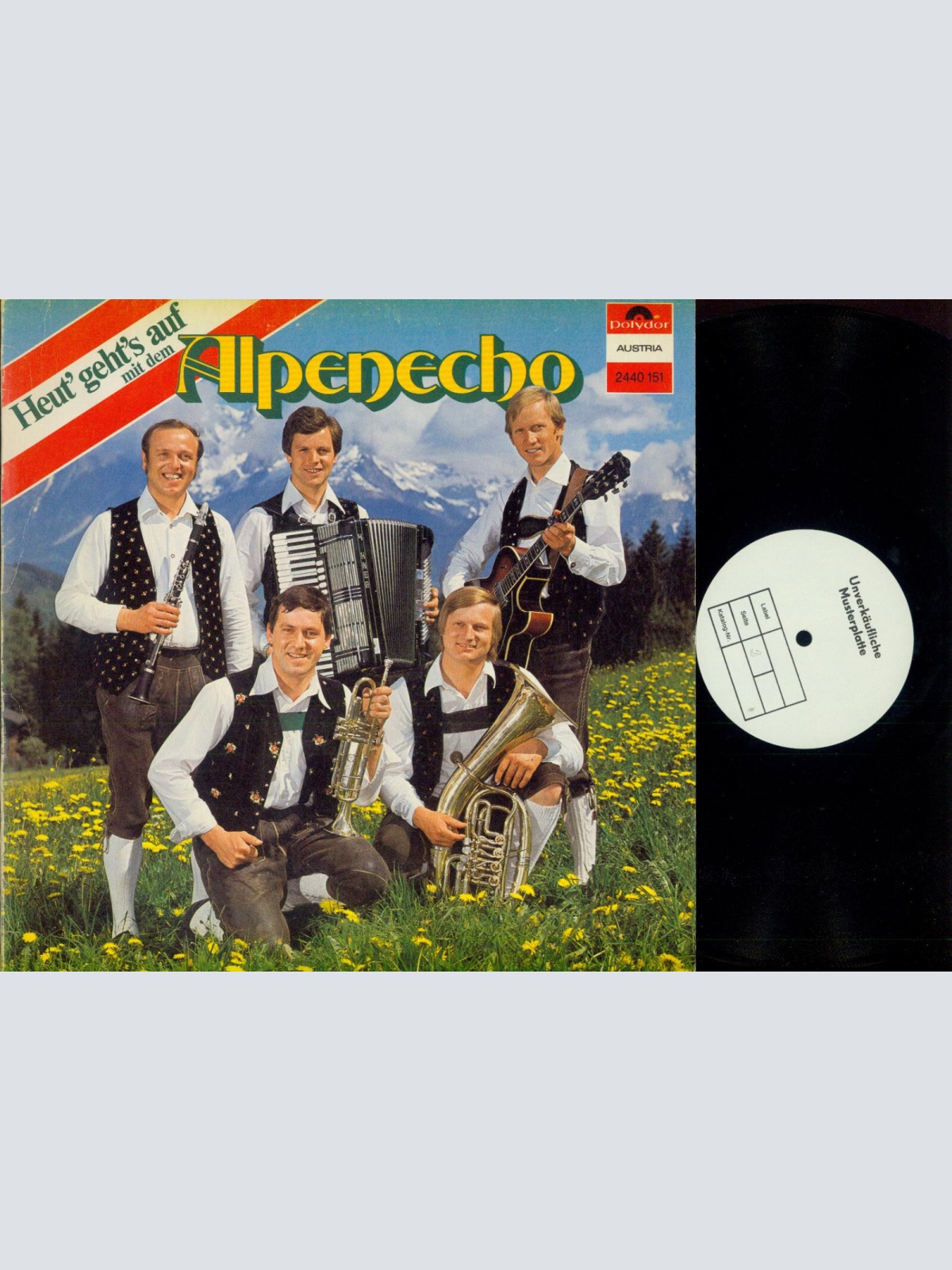 LP-Alpenecho    Heut gehts auf / Musterplatte