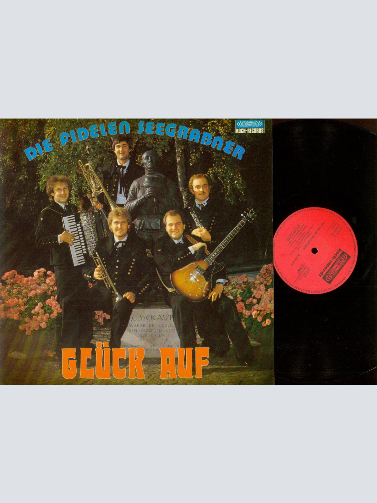 LP- Die fidelen Seegrabner    Glück auf