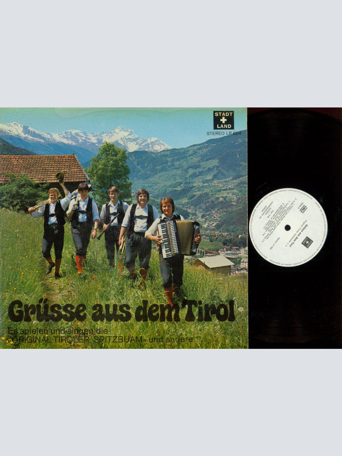 LP- Original Tiroler Spitzbuam    Grüsse aus dem Tirol