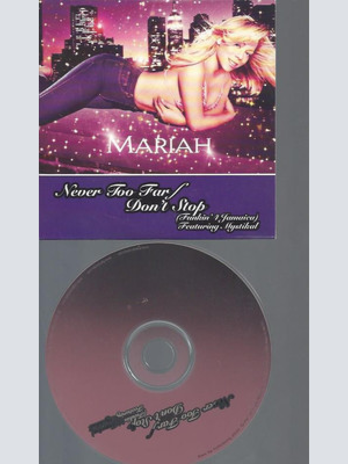 CD--PROMO--MARIAH CAREY--NEVER TOO FAR DONT STOP