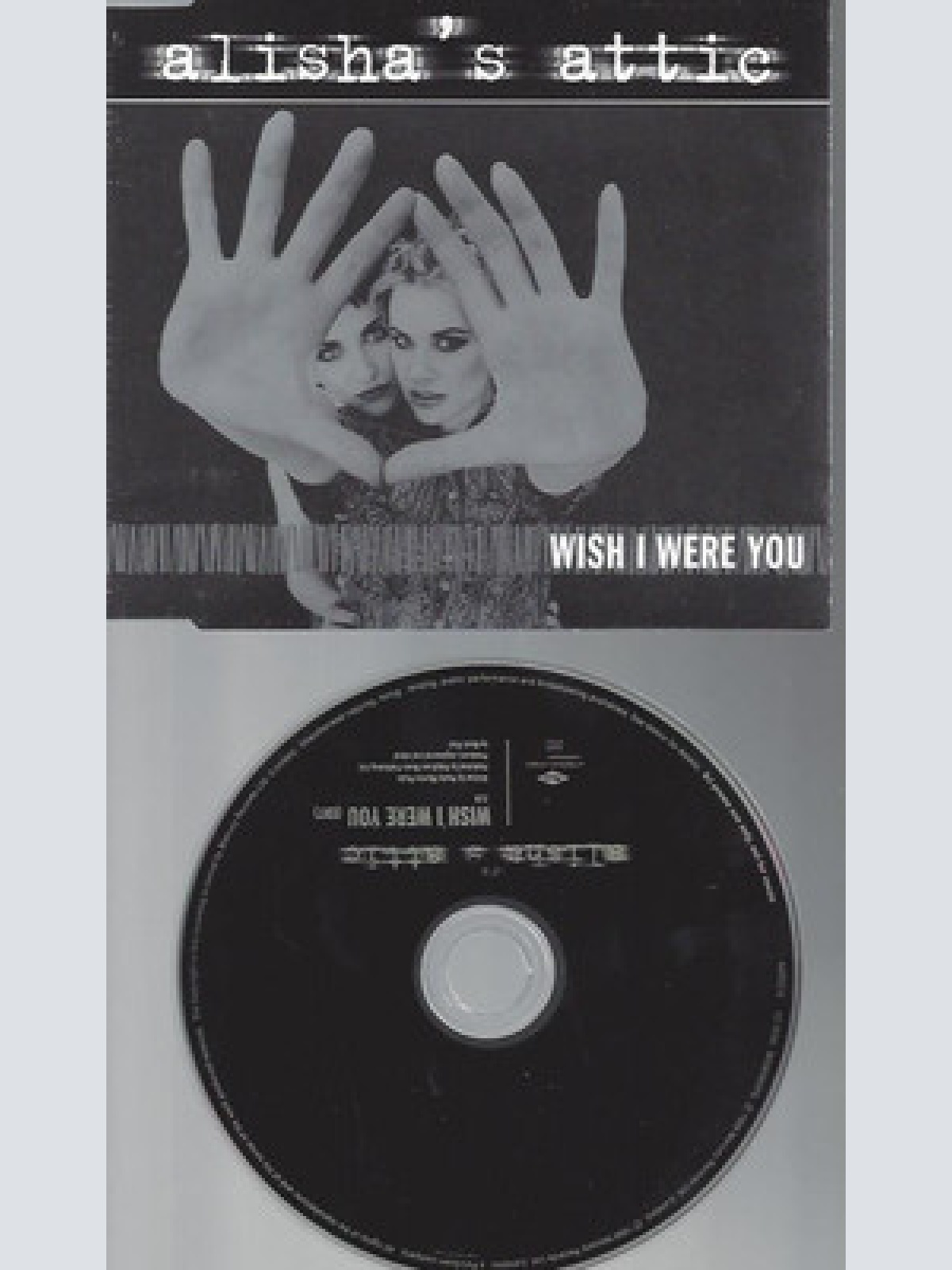 CD--ALISHA'S ATTIC--WISH I WERE YOU --1 TRACK PROMO