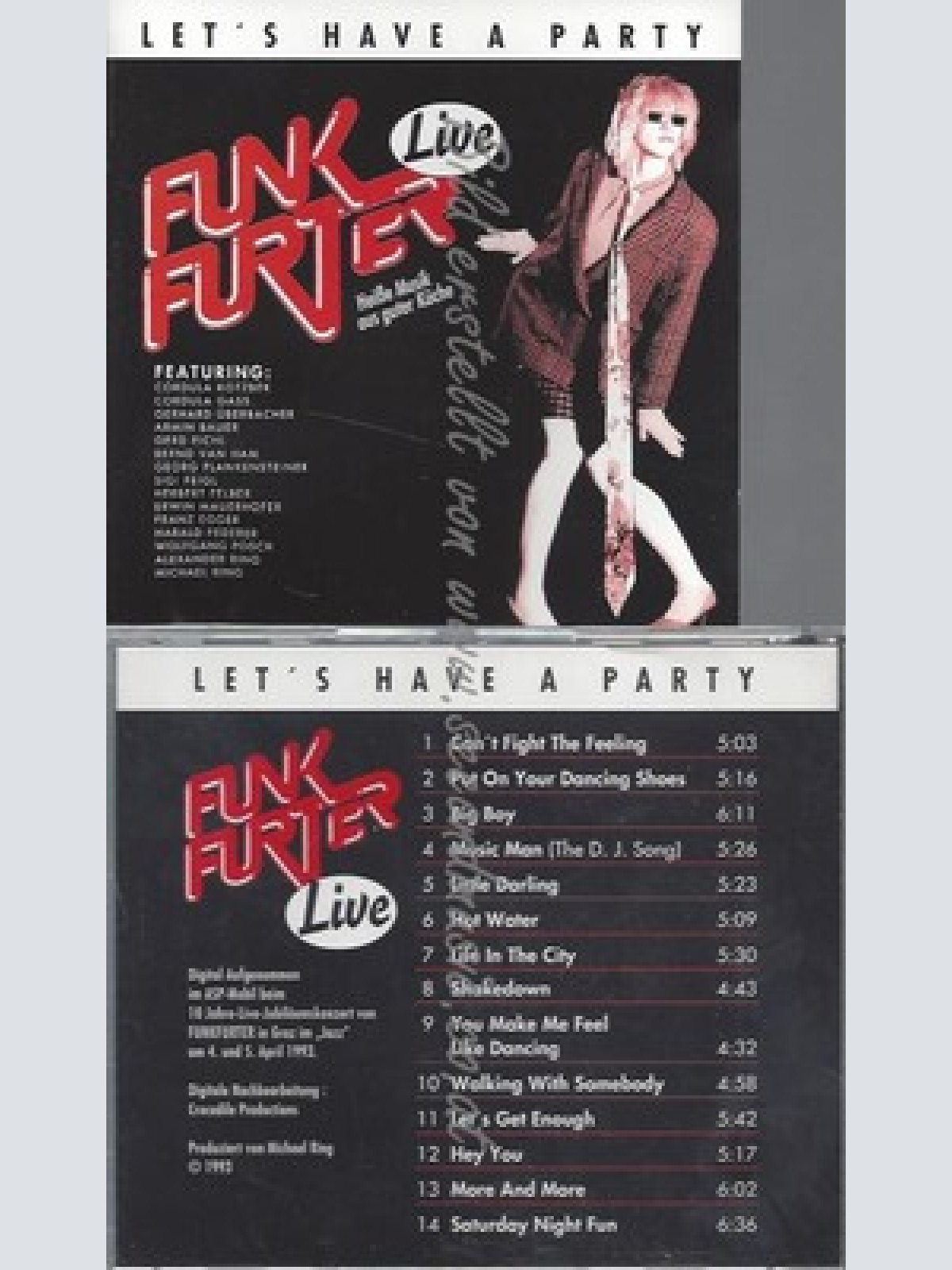 CD--FUNKFURTER LIVE--LETS HAVE A PARTY --