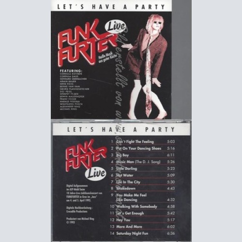 CD--FUNKFURTER LIVE--LETS HAVE A PARTY --