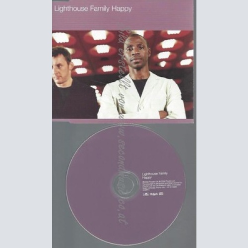 CD--PROMO--LIGHTHOUSE FAMILY--HAPPY--2 TRACKS