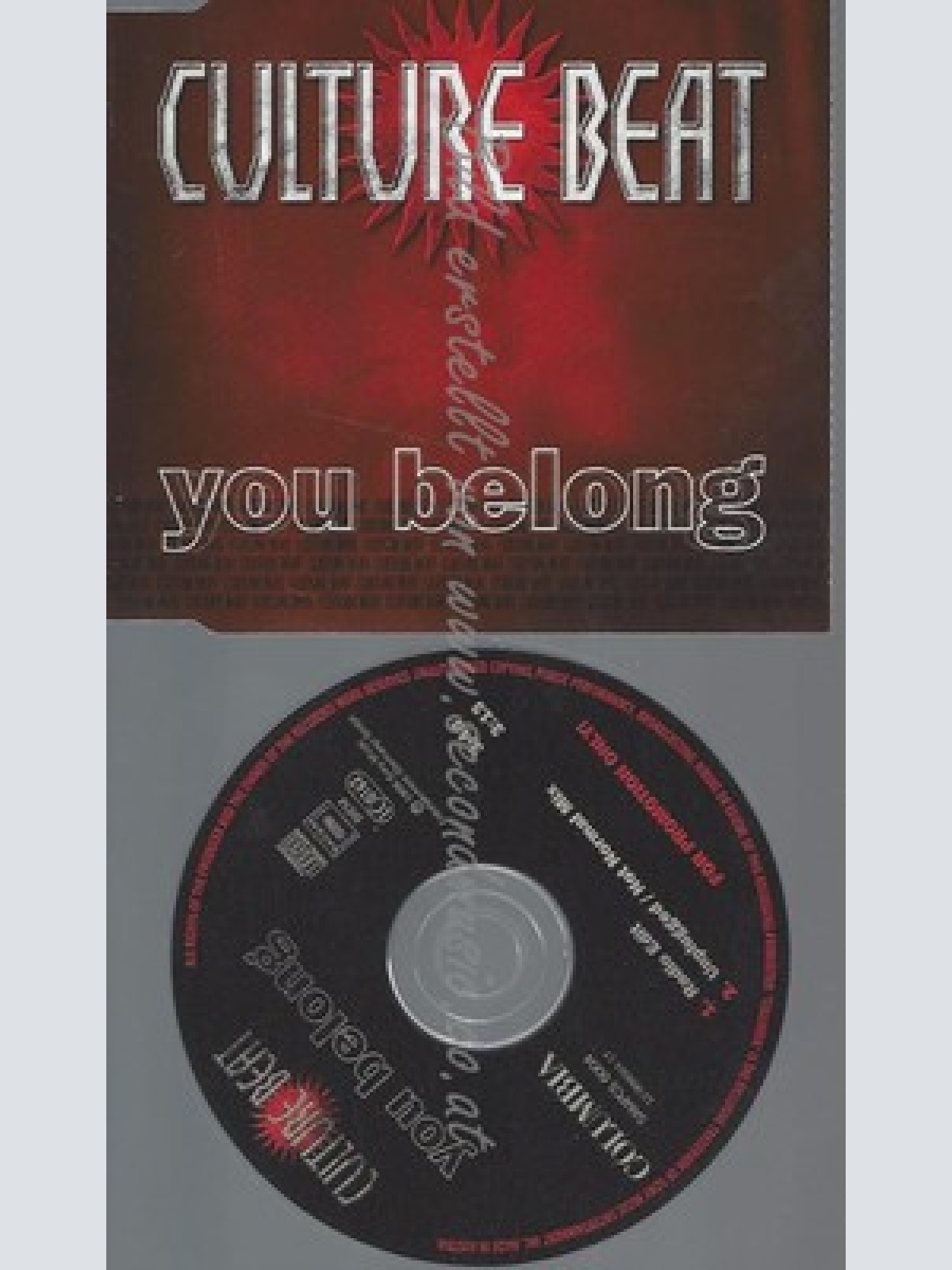 CD--PROMO--CULTURE BEAT--YOU BELONG