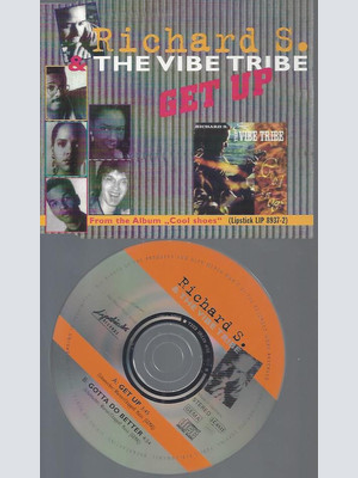 CD--PROMO--RICHARD S & THE VIBE TRIBE--GET UP