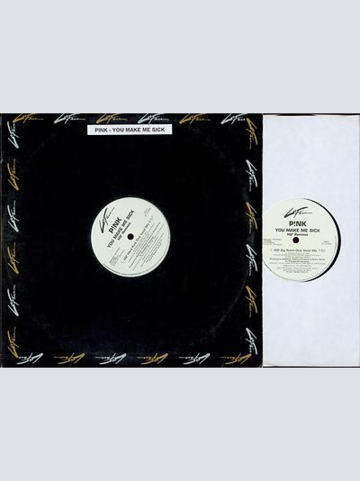 2 X 12" MAXI --PINK --YOU MAKE ME SICK --PROMO COPY