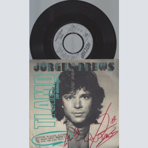 7"JÜRGEN DREWS--TI AMO--MIT AUTOGRAMM