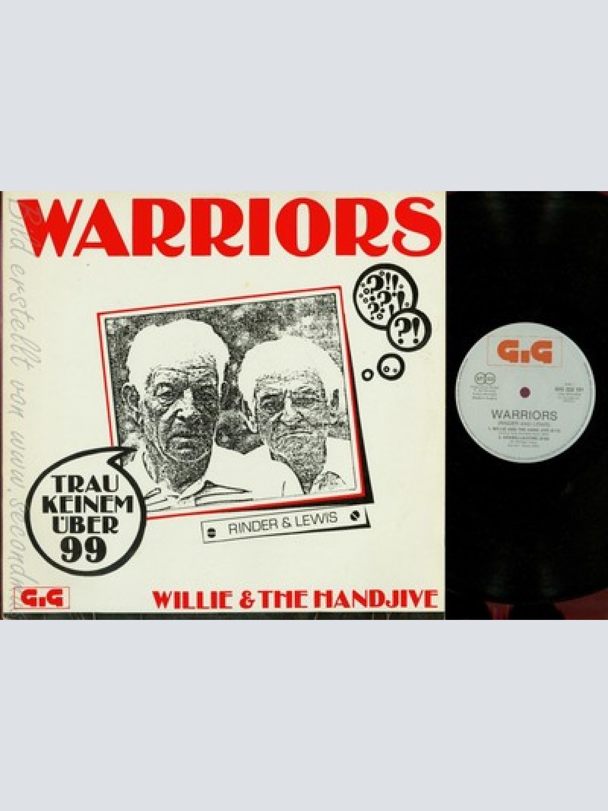 LP--WARRIORS--WILLIE & THE HANDJIVE