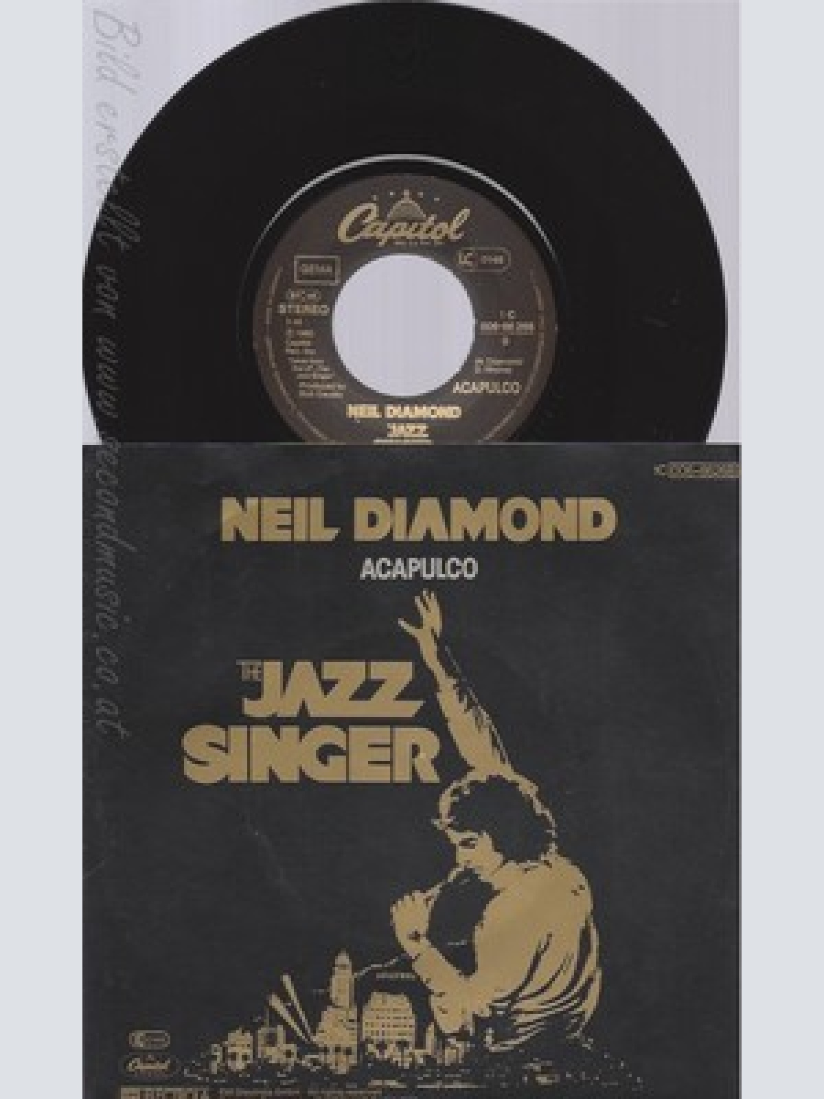 7"NEIL DIAMOND--ACAPULCO--THE JAZZ SINGER
