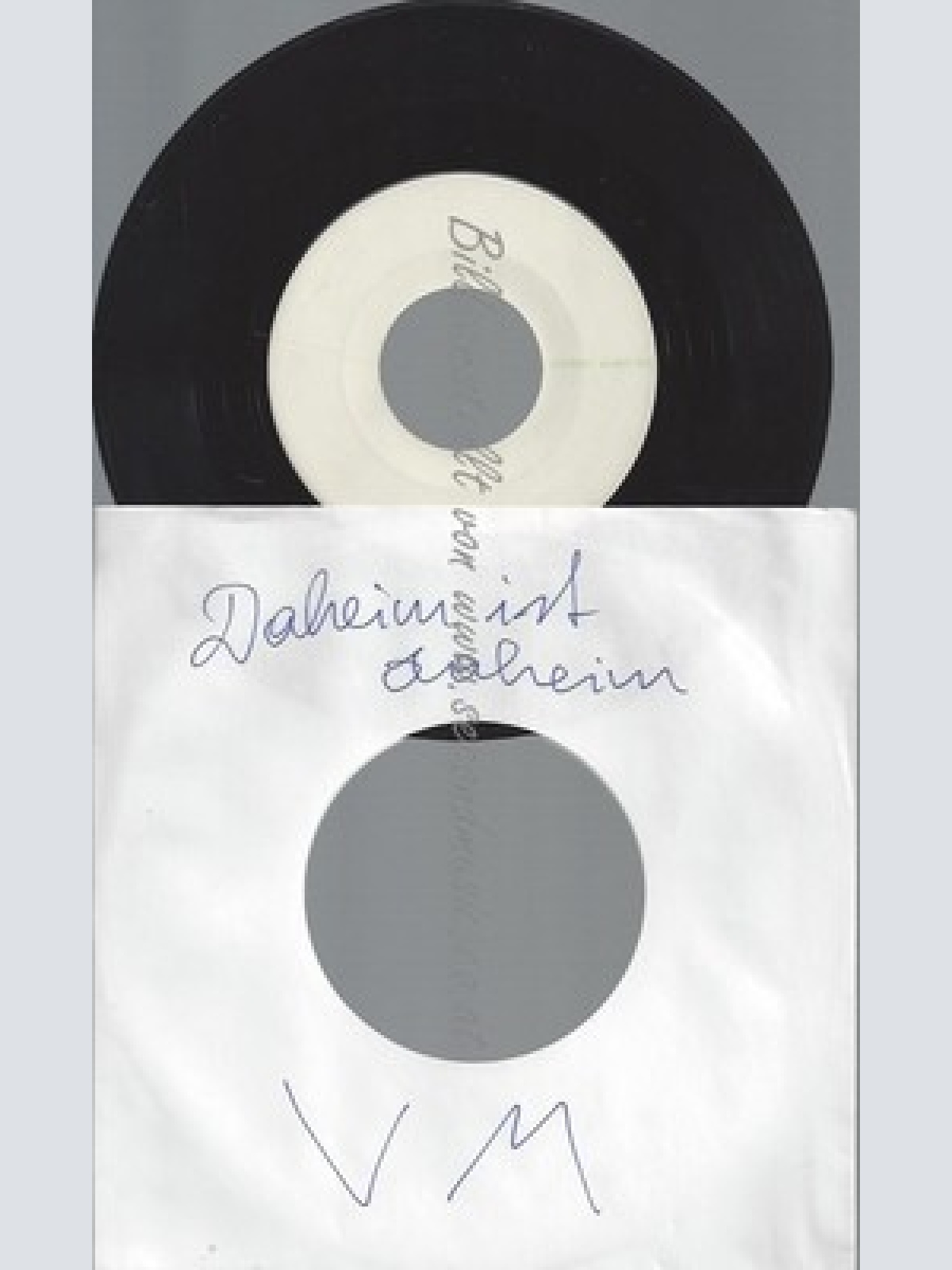 7"BERGLANDECHO--DAHEIM IST DAHEIM--MUSTERPLATTE--BIST DU A DO